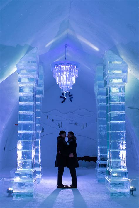 Wedding Ice Hotel Quebec | Photographe Mariage Portrait | Québec | Annie Simard