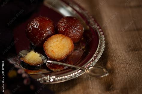 Gulab jamun Stock Photo | Adobe Stock