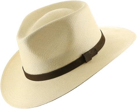 Ultrafino Hand Finished Fedora Panama HAT Straw Mens Havana at Amazon Men’s Clothing store