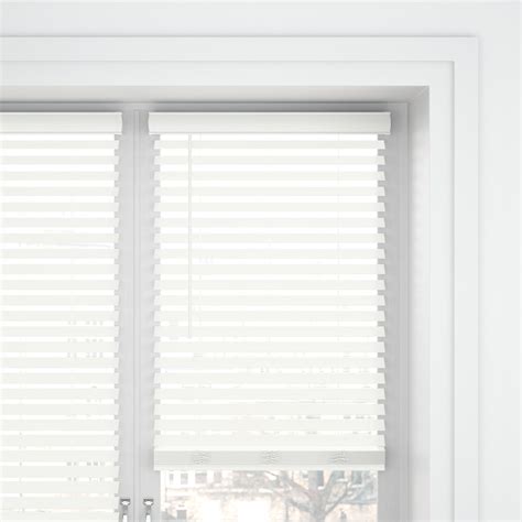 2" Classic Cordless Faux Wood Blinds | SelectBlinds.com