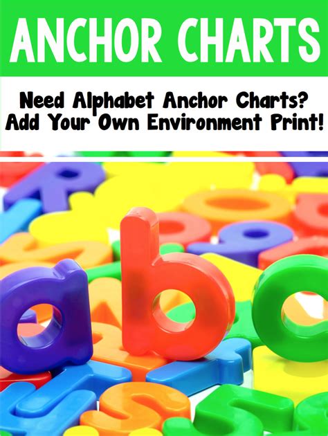 Phonics Anchor Charts - Add Your Own Environmental Print