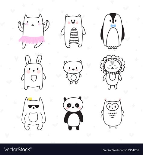 Download Animals Doodle Art Free Vector | Doodlegaleri