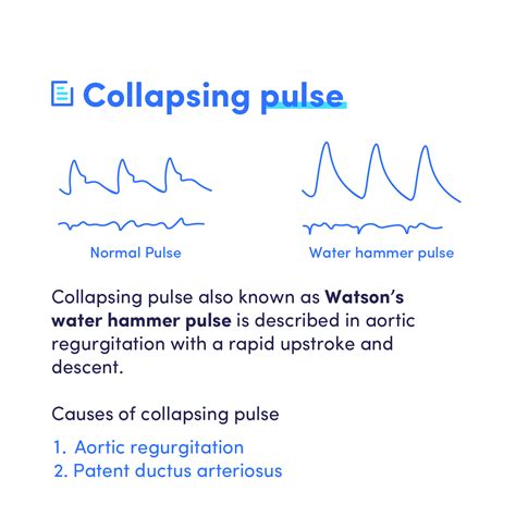 MediMagic - Water hammer pulse is a physical exam finding...