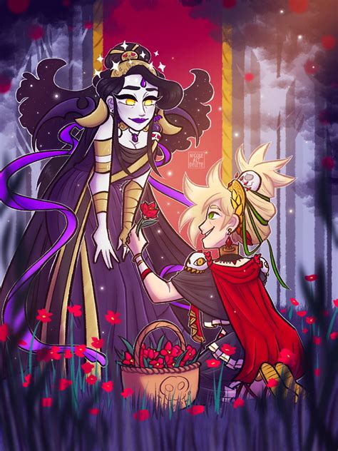 Gardening With Nyx and Persephone Hades Print - Etsy