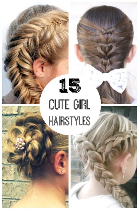 15 Cute Girl Hairstyles From Ordinary to Awesome | Make and Takes