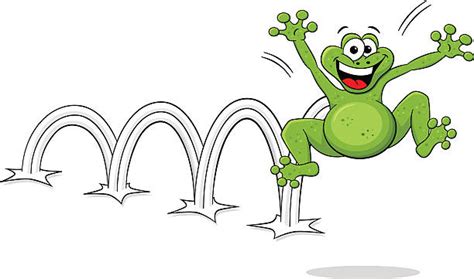 Jumping Frog Clip Art, Vector Images & Illustrations - iStock