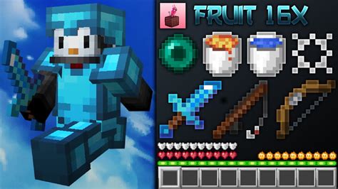 Fruit [16x] MCPE PvP Texture Pack by Teerth - YouTube