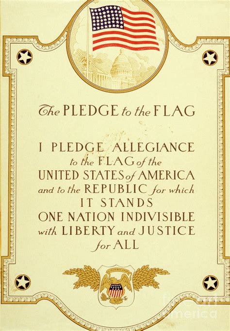 The Us Pledge Of Allegiance Photograph by Bettmann - Fine Art America