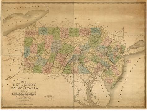 Old Maps of Pennsylvania