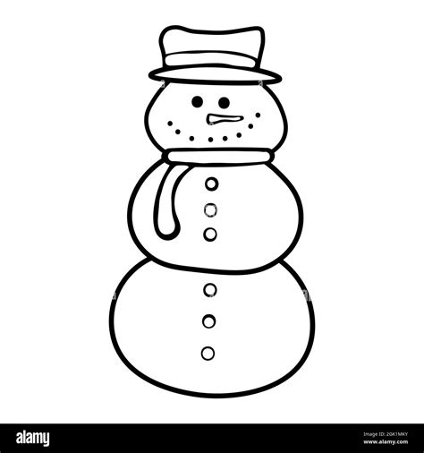 Cute Snowman Drawing