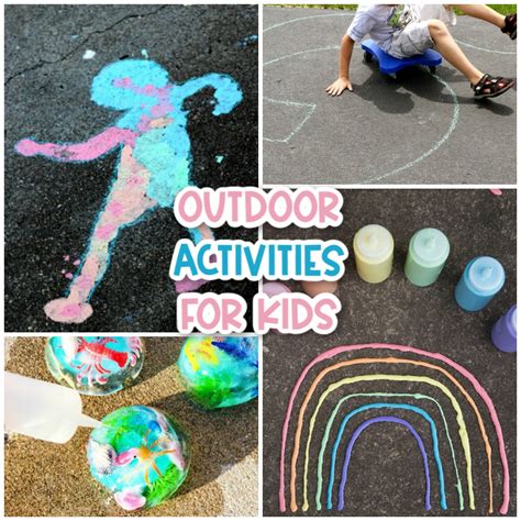 Fun Outdoor Activities for Kids - Messy Little Monster