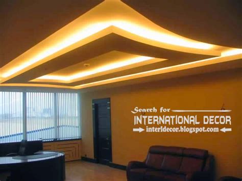 Modern drop ceiling designs with backlight | Minimalist Home Design