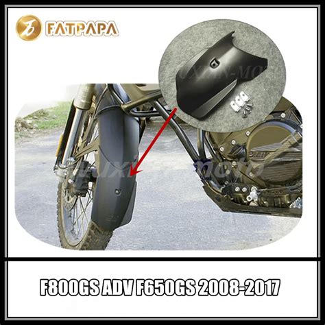 Motorcycle accessories modification Front fender extension Extender Fit BMW F800GS F650GS 2008 ...