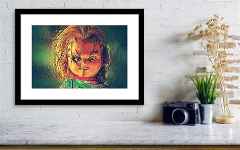 Chucky Illustration Chucky Doll Movie Poster Horror | Etsy