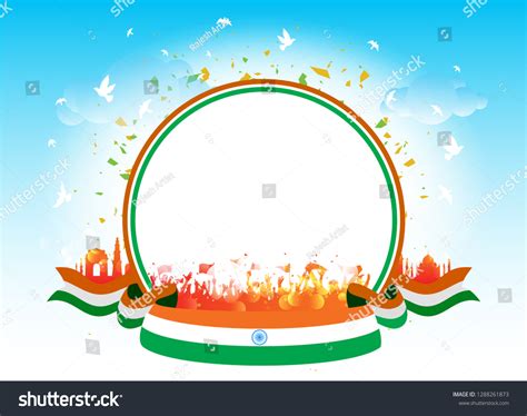 Republic Day India Background Celebration 26 Stock Vector (Royalty Free) 1288261873