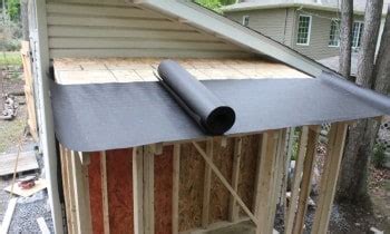 How to Properly Install Roofing Felt on a Shed, Garage or House