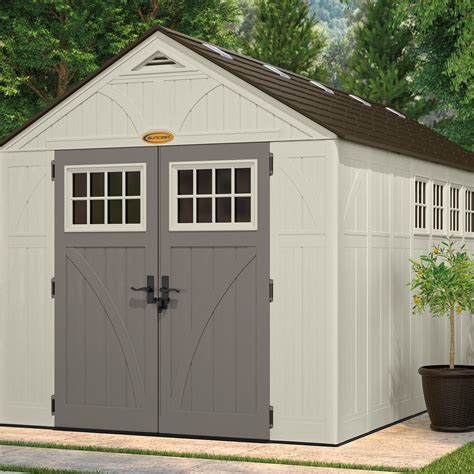 Suncast Tremont 8 Ft. W x 16 Ft. D Resin Storage Shed & Reviews | Wayfair