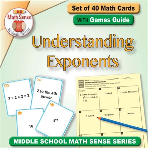 Card Sets for Expressions and Equations, Grades 6-8 | Sixth grade math ...