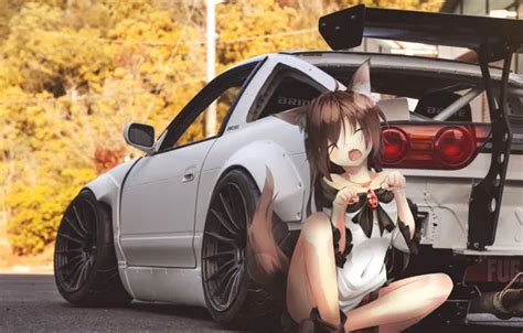 Wallpaper Anime, Nissan, drift, Art, Anime, Nissan, jdm, stance, C14, stens, Yard, 380, j2dm ...