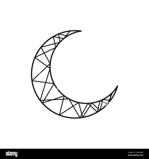 Moon vector icon. Black moon icon. Celestial crescent isolated elements Stock Vector Image & Art ...