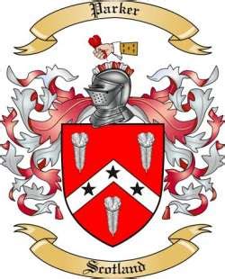 Parker Family Crest from Scotland by The Tree Maker