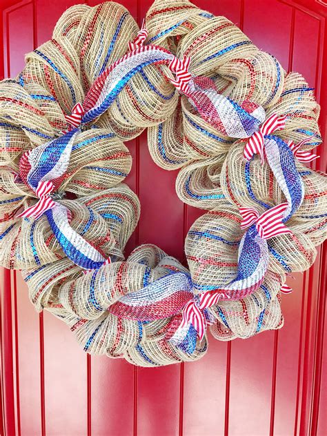 How To Make a Deco Mesh Wreath - Step by Step Guide