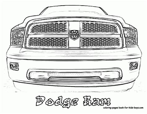 Dodge Ram Coloring Coloring Pages