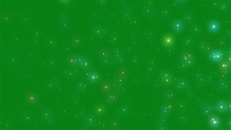 star particles green screen background video effects hd - YouTube