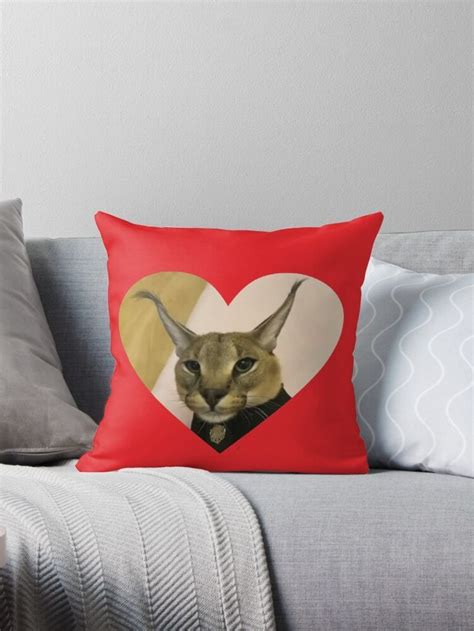 "Cute Big Floppa hecker" Throw Pillow for Sale by neuronic | Pillows, Pillow sale, Throw pillows