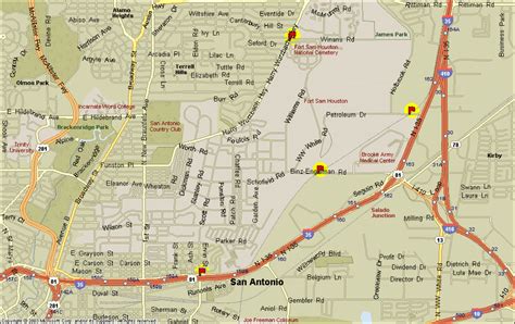 Fort Sam Houston Map – Map Of The Usa With State Names