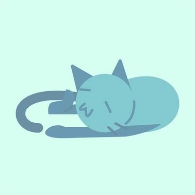 Sleeping Cat Silhouette Vector Art, Icons, and Graphics for Free Download