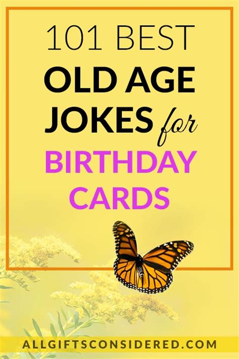 101 Best Old Age Jokes for Birthday Cards » All Gifts Considered