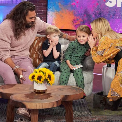 Watch Kelly Clarkson's Kids Interview Jason Momoa In Cutest Video Ever ...