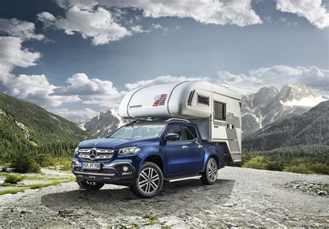 Mercedes-Benz Turns The X-Class Pickup Into a Camper Van and a Mobile Kitchen - autoevolution