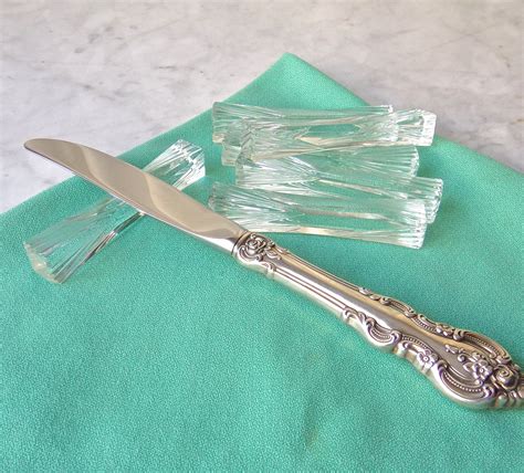 Crystal Knife Rest Set of 6 Vintage 1970s | Etsy | Knife rest, Vintage, Crystals