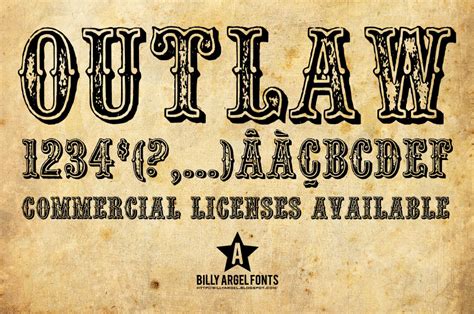 Outlaw - Abstract Fonts - Download Free Fonts