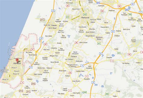 Ashdod Map - Israel