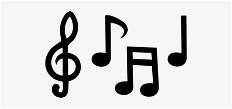 Free Clipart Music Notes Black White