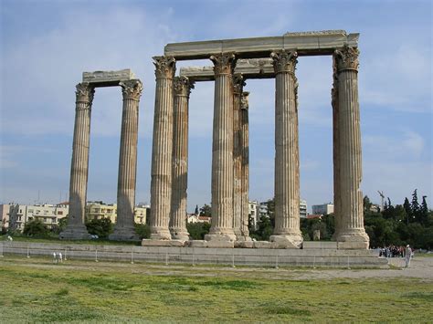 Temple of Olympian Zeus, Athens (Illustration) - World History Encyclopedia