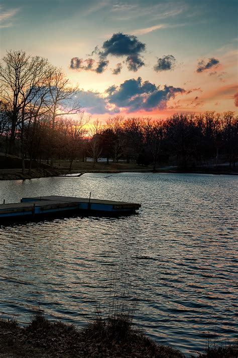 One Poet's Notes: Photo of the Week: "Lake Dock at Sunset"