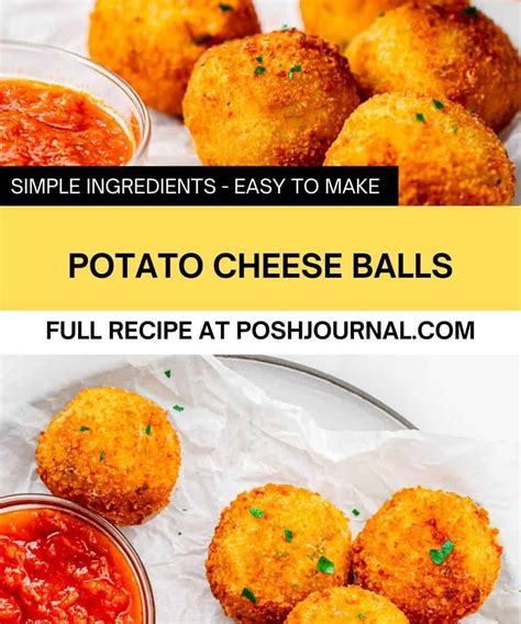 Potato Cheese Balls - Posh Journal