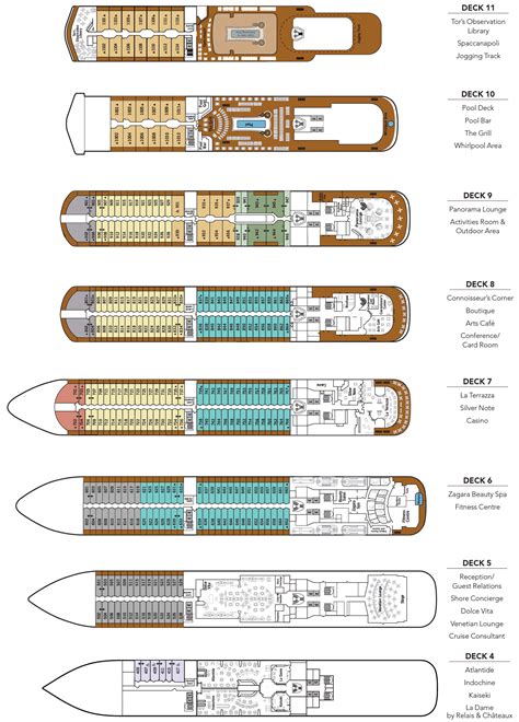 silver-muse-deck-plan - Sunstone Tours & Cruises