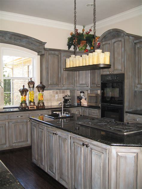 Dark Stain Kitchen Cabinets - Image to u