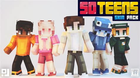 50 Teens Skin Pack by inPixel (Minecraft Skin Pack) - Minecraft Bedrock Marketplace Explorer