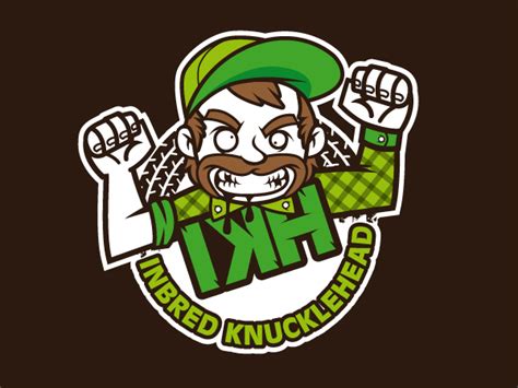 INBRED KNUCKLEHEAD - Logotype on Behance