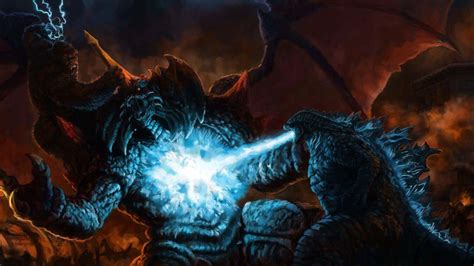 Download The Epic Battle between Godzilla and Destoroyah Wallpaper ...