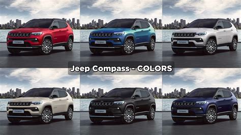 New JEEP Compass COLORS - Detailed Comparison - YouTube