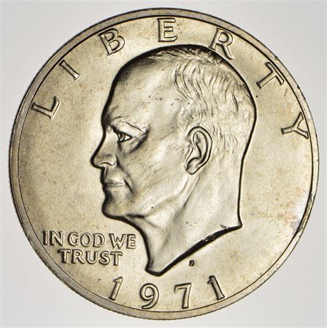 Silver - SPECIALLY MINTED - S Mint Mark - 1971-S - 40% Eisenhower ...