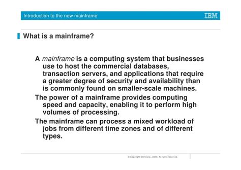 Mainframe