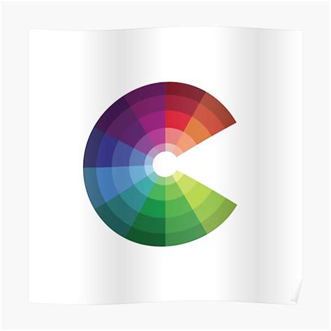 "8 Bit Color Wheel" Poster by quick-brown-fox | Redbubble